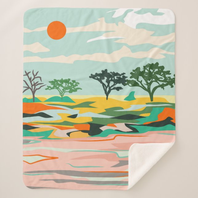 Echos der Sahara Sherpadecke (Vorderseite)