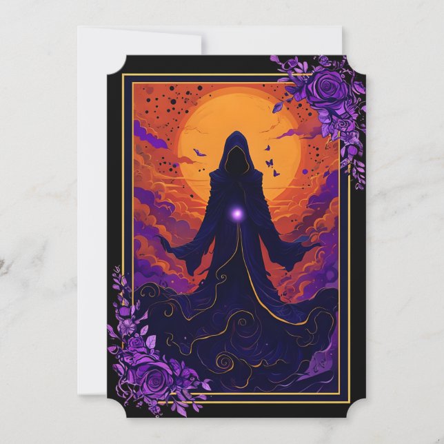 Echos im Rauch Einladung (Vorderseite)