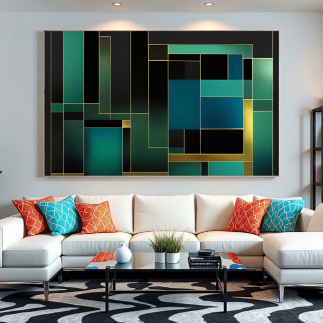 Echos of Geometry Leinwanddruck (Von Creator hochgeladen)