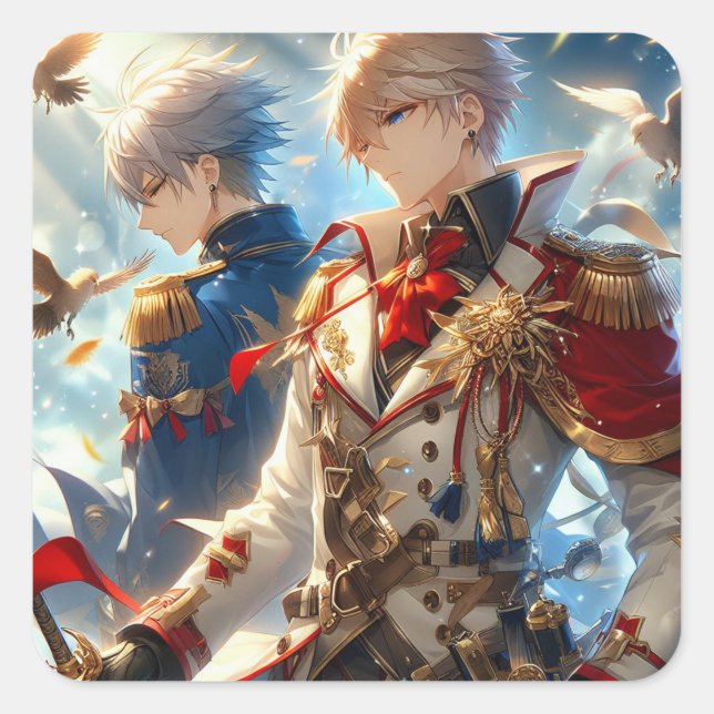 Echos of War: Flüstern des Friedens Quadratischer Aufkleber (Vorderseite)