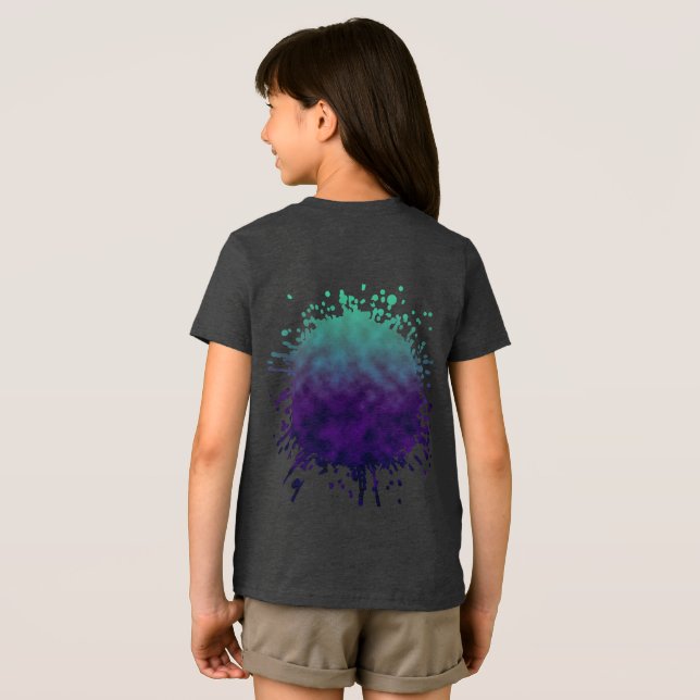Echos von Amethystflut Tri-Blend Shirt (Rückseite voll)