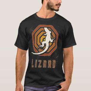 Echse Vintage Retro Klassische Tierliebe T-Shirt