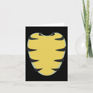 Echsen-Bauch-Brust-Kostüm Grün Süße Echse Anima Karte