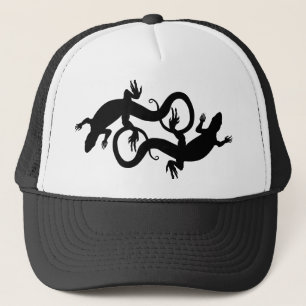 Echsen-Kunst-Baseballkappen Echsen-Trucker-Hüte Truckerkappe