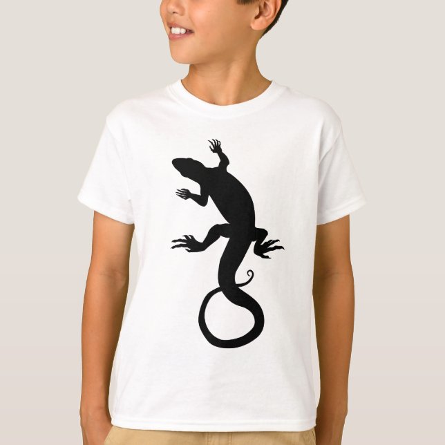 Echsen-Kunst-Kinder-T-Shirts & Reptilien-Shirts T-Shirt (Vorderseite)