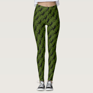 Echsen-Leggings Reptilien-Wildlife-Kunst Leggings