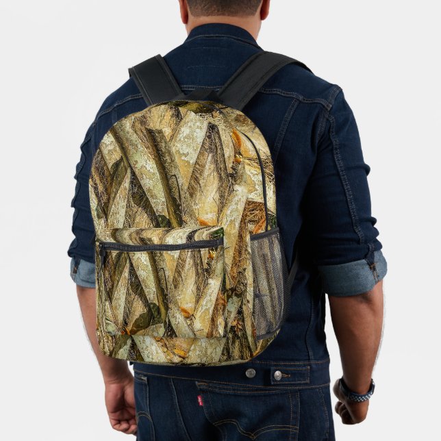 Echsen-Tarn-Rucksack  Bedruckter Rucksack (Insitu (Modell))