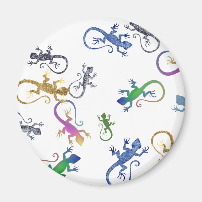 Echsengewusel Magnet (Vorne)