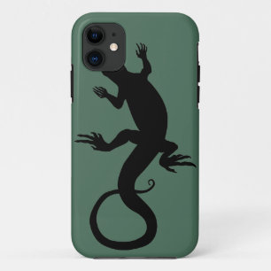 Echsenkunst iPhone 5 Hülle Vintage Reptilien Kunst