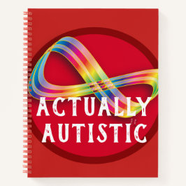 Echt Autistic Pride Sketch Book Notizbuch