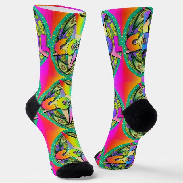 Echt cool  socken (Gewinkelt)