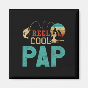 Echt coole Pap-Angeln Vatertagsgeschenk für Fische Magnet
