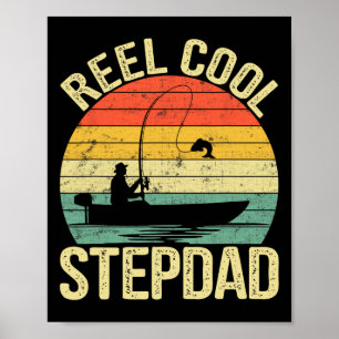 Echt coole Stiefvater-Angeln-Geschenke für den Vat Poster