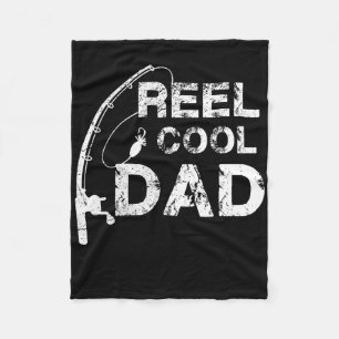 Echt cooler Dad-Angler-Vater-Tag-Geschenk-Shir Fleecedecke