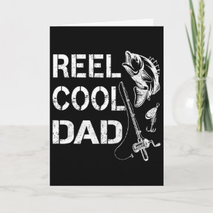 Echt cooler Dad-Angler-Vater-Tag-Geschenk-Shirt Karte