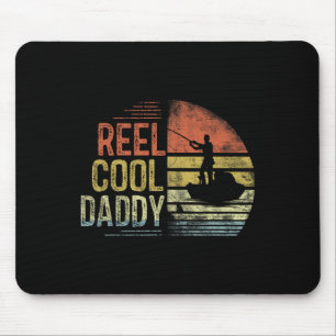 Echt cooler Gottvater-Angeln Lustig Vintage Retro Mousepad