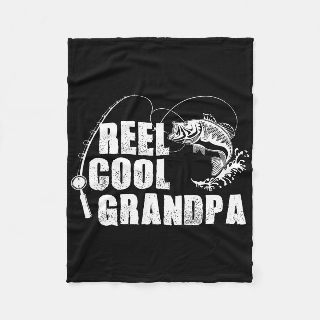 Echt cooler Opa - Angelgeschenk für Papa oder Opa Fleecedecke (Vorderseite)