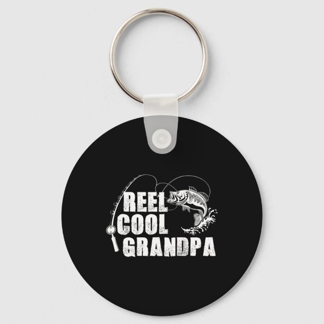 Echt cooler Opa - Angelgeschenk für Papa oder Opa Schlüsselanhänger (Vorderseite)