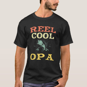 Echt cooler Opa-Angler lustiger Fischer Vintage T-Shirt
