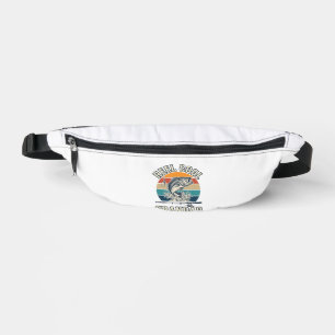 Echt cooler Opa Angler Vintage Sonnenuntergang Shi Bauchtasche