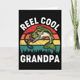 Echt cooler Opa Vatertag Angel-Shirt Lustig Karte