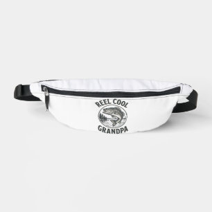 Echt cooler Opa Vintage-Angeln Bass-Shirt-Design Bauchtasche
