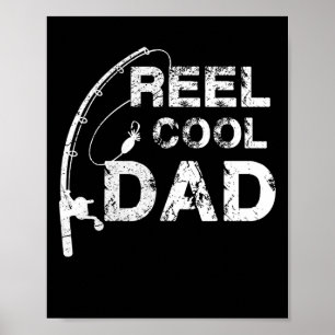 Echt cooler Papa Angel-Vater Vatertagsgeschenk-Shi Poster