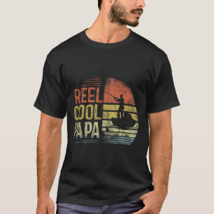 Echt cooler Papa-Angeln Geschenke Papa Geburtstag T-Shirt