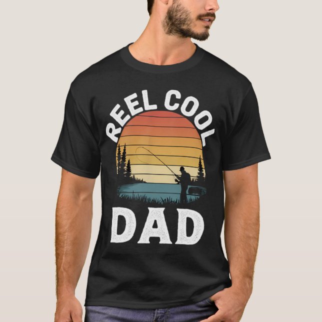 Echt cooler Papa-Angeln  T-Shirt (Vorderseite)