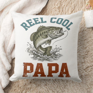 Echt cooler Papa-Angeln zum Vatertag Kissen
