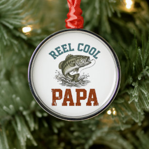Echt cooler Papa-Angeln zum Vatertag Ornament Aus Metall