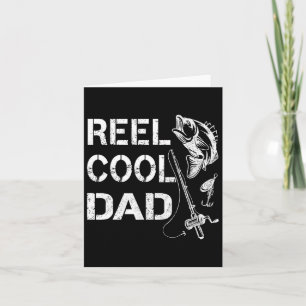 Echt cooler Papa Angelnden Vater Vatertagsgeschenk Karte