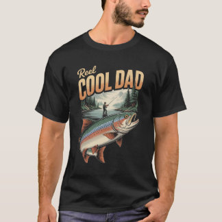 Echt cooler Papa-Angler  Papa-Leben Frohen Vaterta T-Shirt