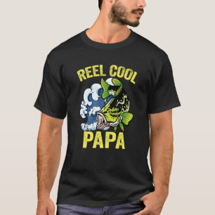 Echt cooler Papa-Angler Vatertag Papa Daddy Dad T-Shirt