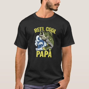 Echt cooler Papa-Angler Vatertag Papa Daddy Dad T-Shirt