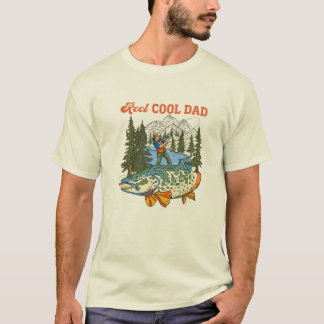 Echt cooler Papa-Angler-Vatertagsgeschenk für Angl T-Shirt