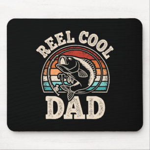 Echt cooler Papa-Angler-Vintage-Vater Vatertag Mousepad