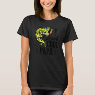 Echt cooler Papa Bass Angelbrille Vatertag T-Shirt
