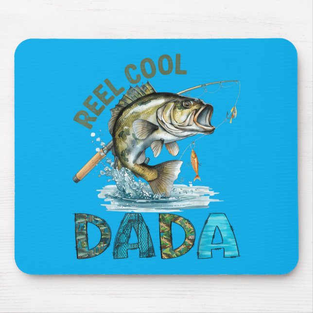 Echt cooler Papa Vatertag Angelfreunde Mousepad (Vorne)