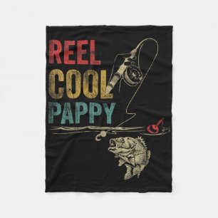 Echt cooler Pappy-Fisch-Angler-Shirt zum Vatertag  Fleecedecke