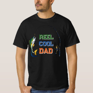 Echt cooler Vater-Angeln Pun Lustiges Vatertagsges T-Shirt