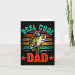 Echt cooler Vater Angelpapa lustiger Vatertag Karte