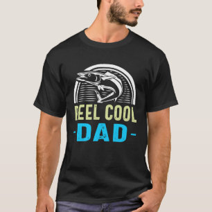 Echt cooler Vater Angelt Schwertfisch Vatertag T-Shirt