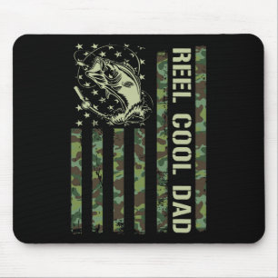 Echt cooler Vater Angelvater Fischer Vatertag Mousepad