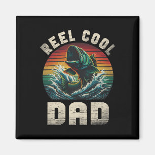 Echt cooler Vater Angelvater Vatertag Angler Magnet