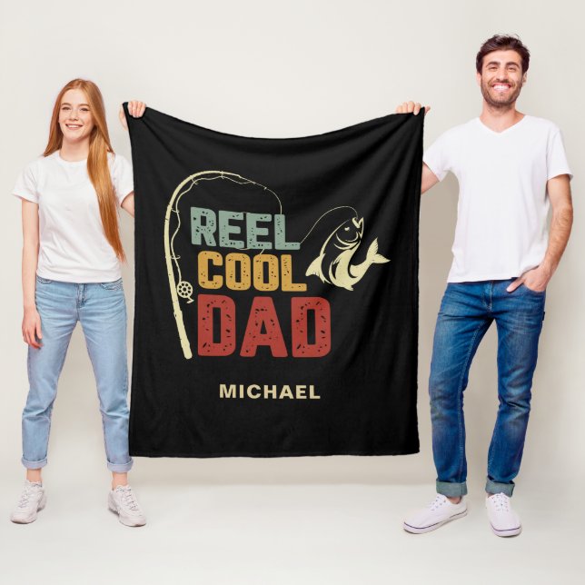 Echt cooler Vater Fleecedecke (Beispiel)