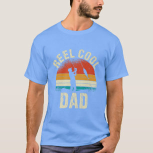 Echt cooler Vater Lustiger Angelzitat See Angler V T-Shirt
