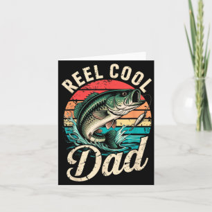 Echt cooler Vater Vintage lustige Männer Angeln pa Karte