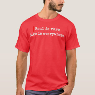 Echt ist das seltene Fake überall T-Shirt
