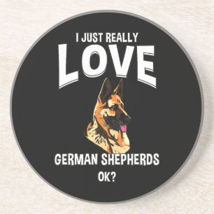 Echt Liebe Deutsche Hirten Getränkeuntersetzer
